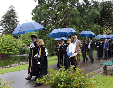 Uitreiking institutioneel eredoctoraat in Plantentuin-28108