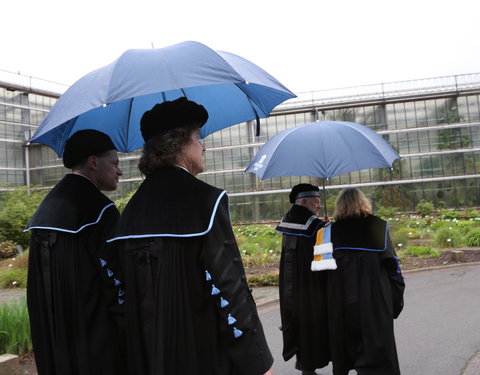 Uitreiking institutioneel eredoctoraat in Plantentuin-28122