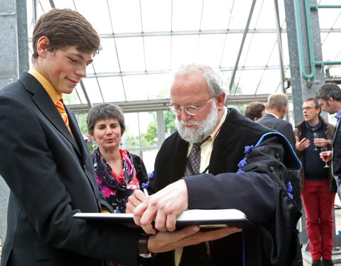 Uitreiking institutioneel eredoctoraat in Plantentuin-28137