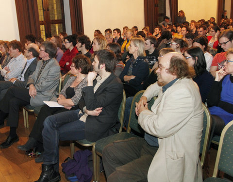 Introductieles Studium Generale Duurzaamheidsdenken, een lessenreeks over duurzame voeding georganiseerd door het Centrum voor D