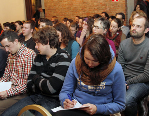 Introductieles Studium Generale Duurzaamheidsdenken, een lessenreeks over duurzame voeding georganiseerd door het Centrum voor D