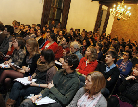 Introductieles Studium Generale Duurzaamheidsdenken, een lessenreeks over duurzame voeding georganiseerd door het Centrum voor D