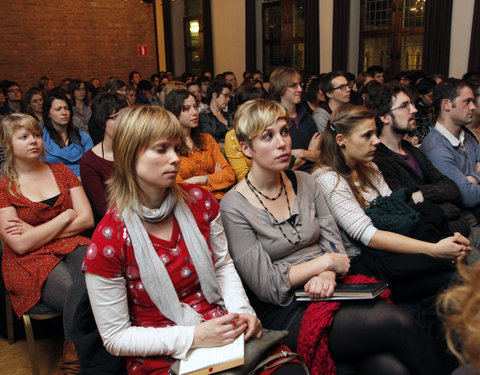 Introductieles Studium Generale Duurzaamheidsdenken, een lessenreeks over duurzame voeding georganiseerd door het Centrum voor D