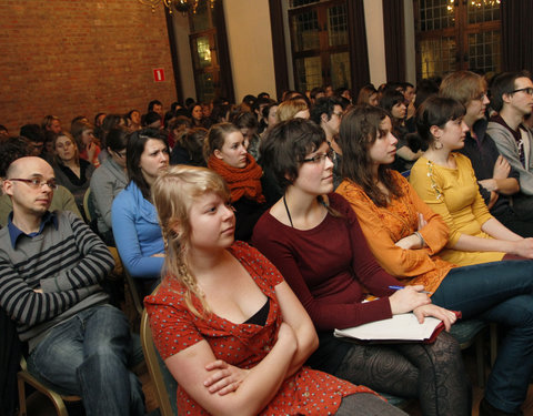 Introductieles Studium Generale Duurzaamheidsdenken, een lessenreeks over duurzame voeding georganiseerd door het Centrum voor D