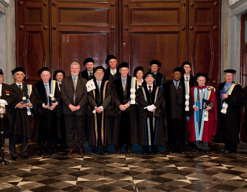 Dies natalisviering 2009, met uitreiking van eredoctoraten