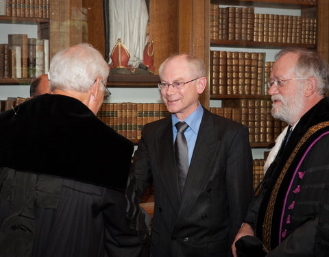 Uitreiking eredoctoraat aan Arend Lijphart-29564