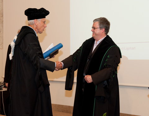 Uitreiking eredoctoraat aan Arend Lijphart-29573