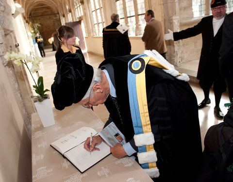 Uitreiking eredoctoraat aan Arend Lijphart-29580