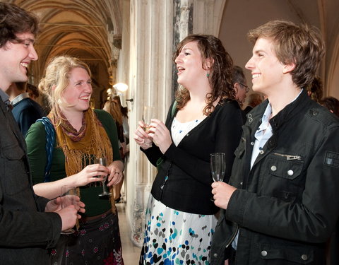 Uitreiking eredoctoraat aan Arend Lijphart-29584