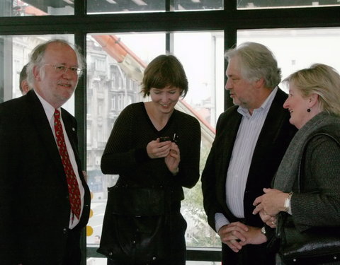 Openstelling van het Universiteitsforum (Ufo) in de Sint-Pietersnieuwstraat n.a.v. 'dag van de architectuur'-30392