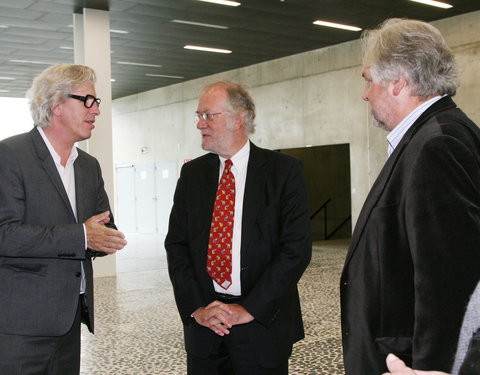 Openstelling van het Universiteitsforum (Ufo) in de Sint-Pietersnieuwstraat n.a.v. 'dag van de architectuur'-30394