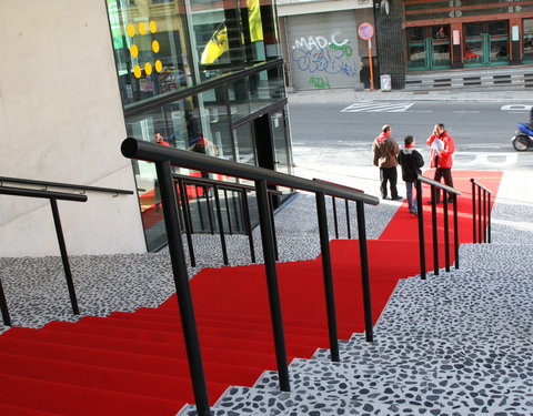 Officiële opening van het Universiteitsforum (Ufo) in de Sint-Pietersnieuwstraat-30420