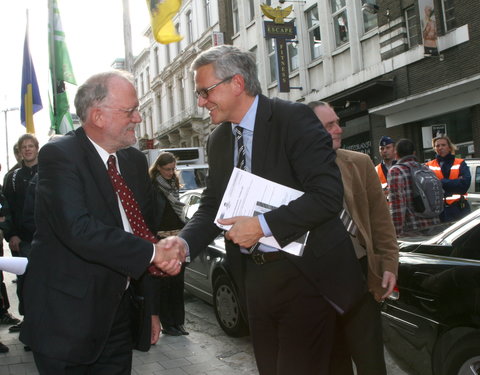 Officiële opening van het Universiteitsforum (Ufo) in de Sint-Pietersnieuwstraat-30423