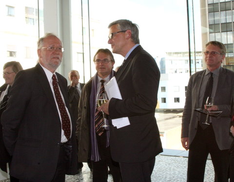 Officiële opening van het Universiteitsforum (Ufo) in de Sint-Pietersnieuwstraat-30430