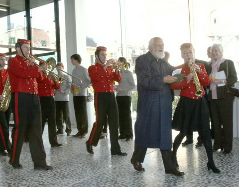 Officiële opening van het Universiteitsforum (Ufo) in de Sint-Pietersnieuwstraat-30432