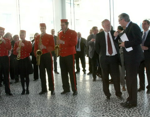 Officiële opening van het Universiteitsforum (Ufo) in de Sint-Pietersnieuwstraat-30433