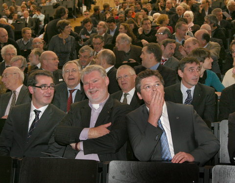 Officiële opening van het Universiteitsforum (Ufo) in de Sint-Pietersnieuwstraat-30436