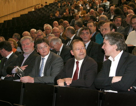 Officiële opening van het Universiteitsforum (Ufo) in de Sint-Pietersnieuwstraat-30438