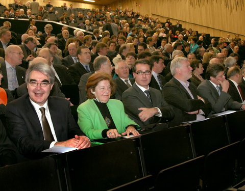 Officiële opening van het Universiteitsforum (Ufo) in de Sint-Pietersnieuwstraat-30439