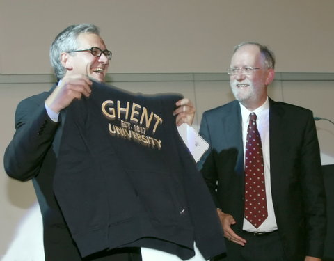 Officiële opening van het Universiteitsforum (Ufo) in de Sint-Pietersnieuwstraat-30458