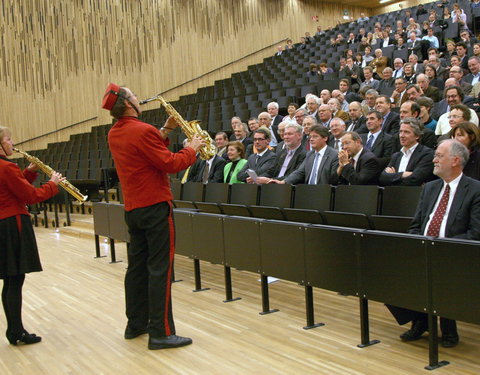 Officiële opening van het Universiteitsforum (Ufo) in de Sint-Pietersnieuwstraat-30463