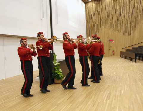 Officiële opening van het Universiteitsforum (Ufo) in de Sint-Pietersnieuwstraat-30469