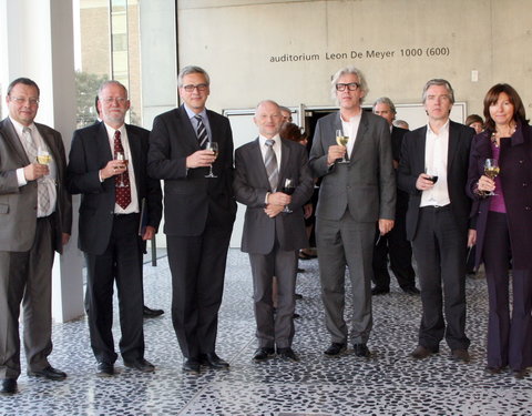 Officiële opening van het Universiteitsforum (Ufo) in de Sint-Pietersnieuwstraat-30478