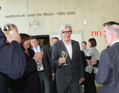 Officiële opening van het Universiteitsforum (Ufo) in de Sint-Pietersnieuwstraat-30479