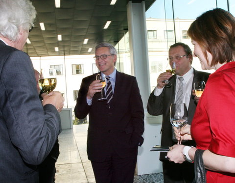 Officiële opening van het Universiteitsforum (Ufo) in de Sint-Pietersnieuwstraat-30481