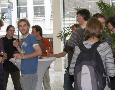 Officiële opening van het Universiteitsforum (Ufo) in de Sint-Pietersnieuwstraat-30482