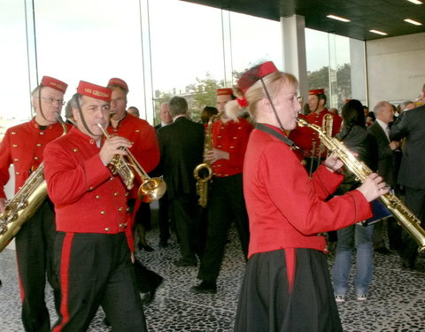 Officiële opening van het Universiteitsforum (Ufo) in de Sint-Pietersnieuwstraat-30483