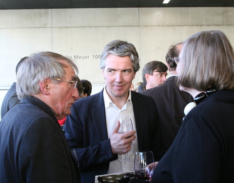 Officiële opening van het Universiteitsforum (Ufo) in de Sint-Pietersnieuwstraat-30487