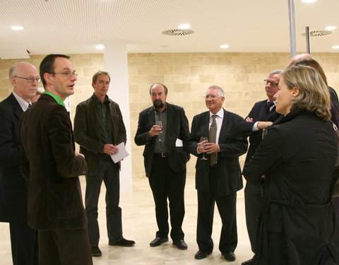 Officiële opening van het Universiteitsforum (Ufo) in de Sint-Pietersnieuwstraat-30491