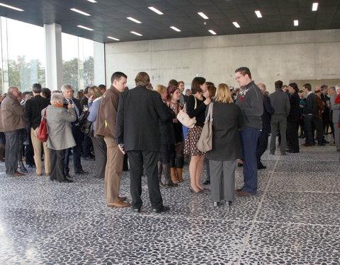 Officiële opening van het Universiteitsforum (Ufo) in de Sint-Pietersnieuwstraat-30494