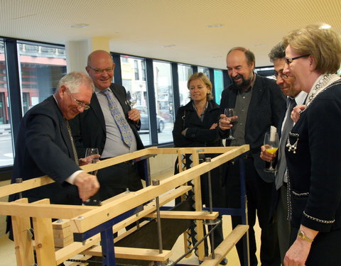 Officiële opening van het Universiteitsforum (Ufo) in de Sint-Pietersnieuwstraat-30497