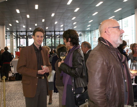 Officiële opening van het Universiteitsforum (Ufo) in de Sint-Pietersnieuwstraat-30502