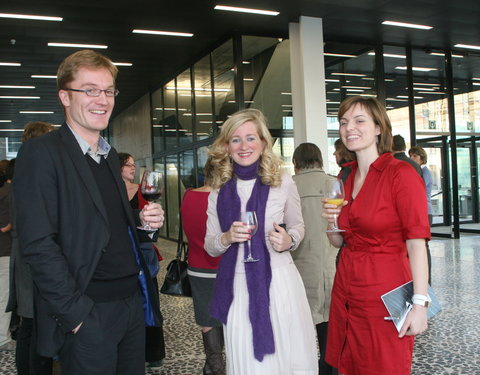 Officiële opening van het Universiteitsforum (Ufo) in de Sint-Pietersnieuwstraat-30503