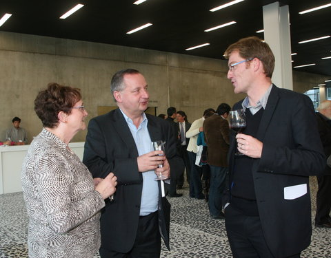 Officiële opening van het Universiteitsforum (Ufo) in de Sint-Pietersnieuwstraat-30504