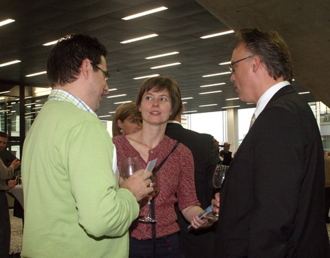 Officiële opening van het Universiteitsforum (Ufo) in de Sint-Pietersnieuwstraat-30508