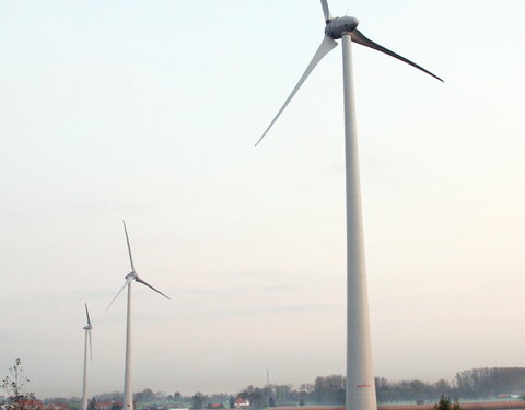 Windturbines op Proefhoeve van de site Melle-30702