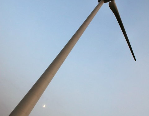 Windturbines op Proefhoeve van de site Melle-30705