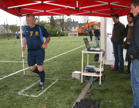 Opening UGent kunstgrasveld aan de Noorderlaan (Watersportbaan), een samenwerking tussen diverse UGent vakgroepen en Desso Sport