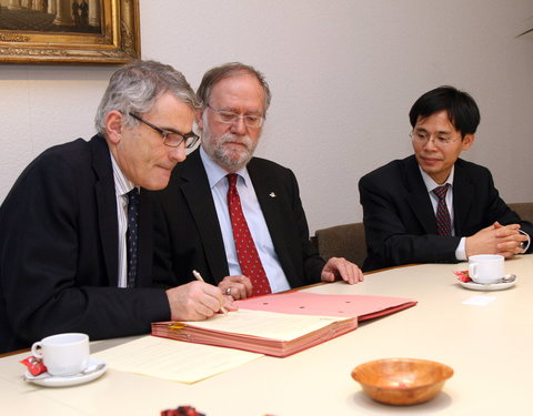 Ondertekening samenwerkingsovereenkomst met East China University of Science and Technology, één van de UGent-partners in Shangh