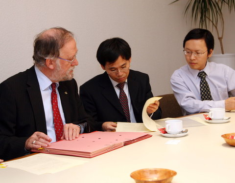 Ondertekening samenwerkingsovereenkomst met East China University of Science and Technology, één van de UGent-partners in Shangh