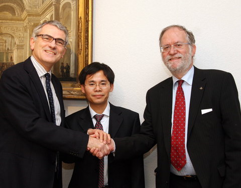 Ondertekening samenwerkingsovereenkomst met East China University of Science and Technology, één van de UGent-partners in Shangh