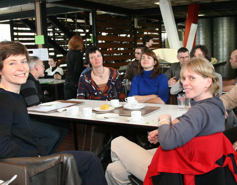 'Groene Middag' in het studentenrestaurant Overpoort als afsluiter van de 2de energiecampagne-31990