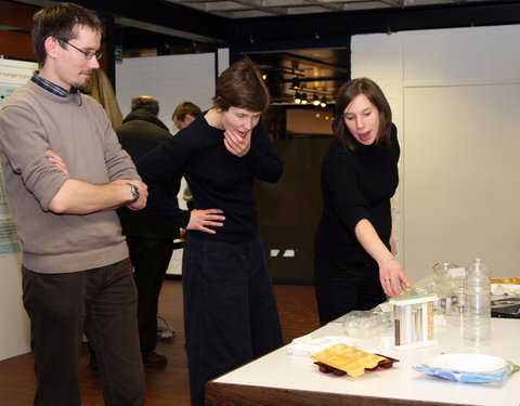 'Groene Middag' in het studentenrestaurant Overpoort als afsluiter van de 2de energiecampagne-31995