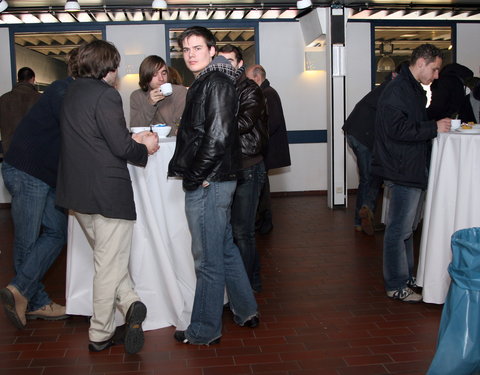 'Groene Middag' in het studentenrestaurant Overpoort als afsluiter van de 2de energiecampagne-32002