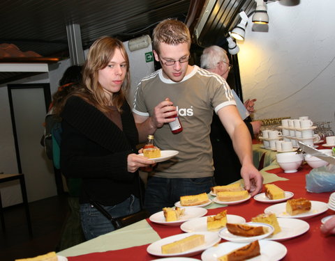 'Groene Middag' in het studentenrestaurant Overpoort als afsluiter van de 2de energiecampagne-32003