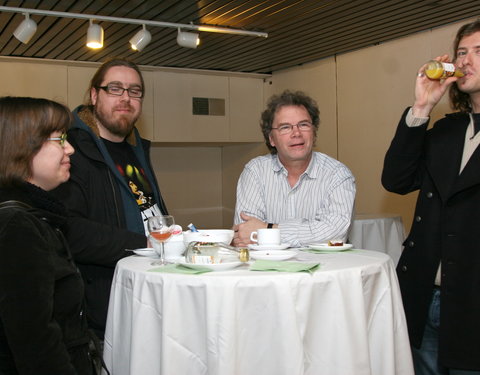 'Groene Middag' in het studentenrestaurant Overpoort als afsluiter van de 2de energiecampagne-32008